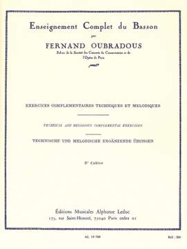 Fernand Oubradous: Enseignement complet Vol.3