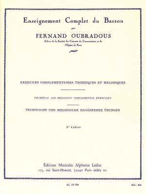 Fernand Oubradous: Enseignement complet Vol.3