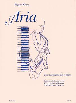 Eugène Bozza: Aria pour Saxophone Alto et Piano