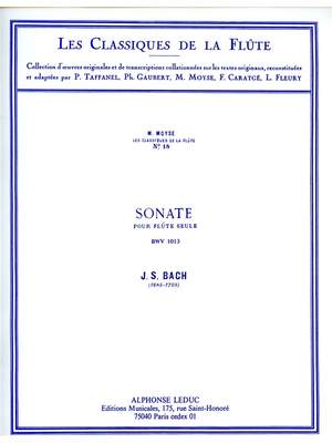 Johann Sebastian Bach: Sonata BWV1013 In A minor