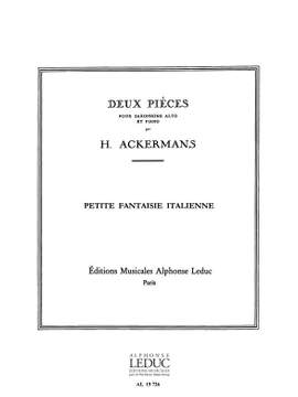 Hippolyte Ackermans: Petite Fantaisie Italienne