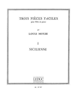 Marcel Moyse: 3 Pièces Faciles No. 1: Sicilienne