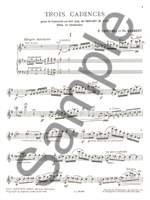 Wolfgang Amadeus Mozart: 3 Cadences For Mozart's Flute Concerto In G major Product Image