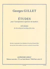 Georges Gillet: Etudes Pour L'Enseignement Supérieur Du Hautbois