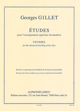 Georges Gillet: Etudes Pour L'Enseignement Supérieur Du Hautbois