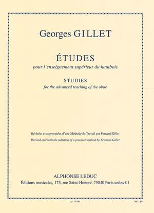 Georges Gillet: Etudes Pour L'Enseignement Supérieur Du Hautbois