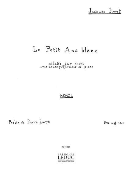 Jacques Ibert: Le Petit Ane blanc