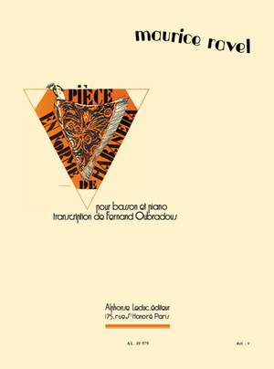 Maurice Ravel: Pièce En Forme De Habañera