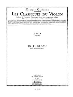 Edouard Lalo: Edouard Victor Antoine Lalo: Intermezzo
