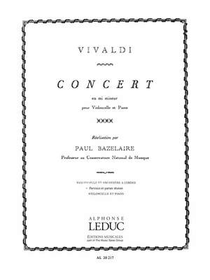 Antonio Vivaldi: Concerto in E minor