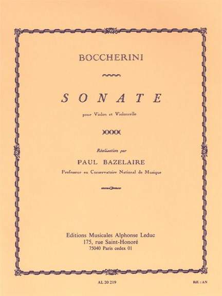 Luigi Boccherini: Sonata