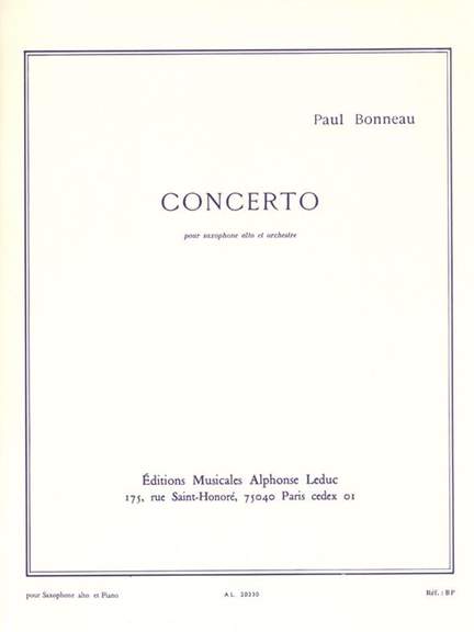 Paul Bonneau: Concerto