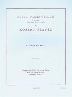 Robert Planel: Suite romantique No.5 - Berceuse du petit Sapin