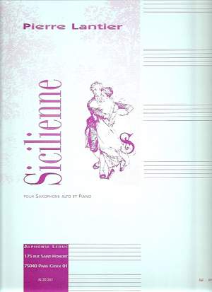Pierre Lantier: Sicilienne for Alto Saxophone and Piano