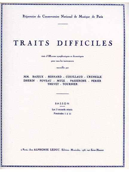Traits difficiles