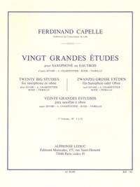 F. Capelle: 20 Grandes Etudes Vol.1