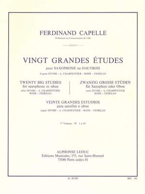 F. Capelle: 20 Grandes Etudes Vol.1