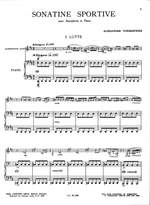 Alexander Tcherepnin: Sonatine Sportive For Alto Saxophone And Piano Product Image