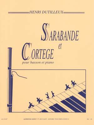 Henri Dutilleux: Sarabande et Cortege for Bassoon and Piano