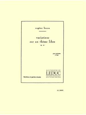 Eugène Bozza: Variations Sur Un Thème Libre Op.42