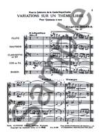 Eugène Bozza: Variations Sur Un Thème Libre Op.42 Product Image