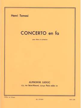 Henri Tomasi: Concerto For Flute And Orchestra