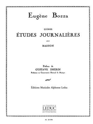Eugène Bozza: 15 Etudes Journalières