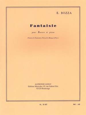 Eugène Bozza: Fantaisie For Bassoon And Piano
