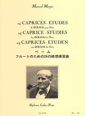 Marcel Moyse: 24 Caprices-études de Boehm pour flûte