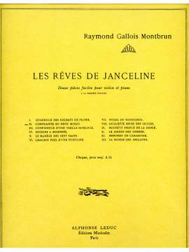 Raymond Gallois Montbrun: Les Reves de Janceline: Complainte