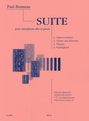 Paul Bonneau: Suite pour saxophone alto et piano