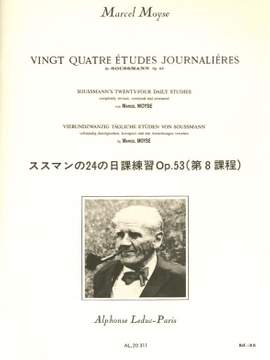 Marcel Moyse: 24 Etudes journalières de Soussmann Op.53