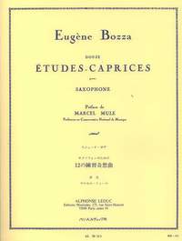 Eugène Bozza: 12 Etudes-Caprices pour Saxophone