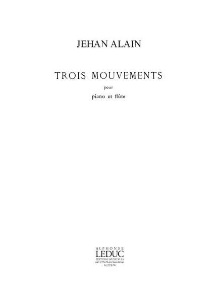Alain: 3 Mouvements