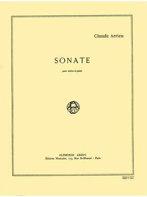 Claude Arrieu: Sonate