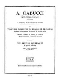 Agostino Gabucci: 26 Cadences en Forme de Preludes
