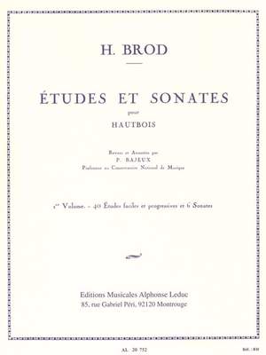 Henri Brod: Études et Sonates pour hautbois solo Vol. 1