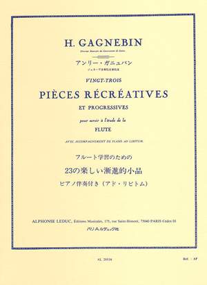 Gagnebin: 23 Pieces Recreatives