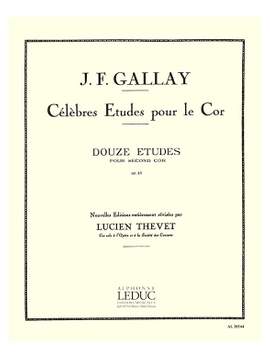 Jacques-François Gallay: 12 Etudes pour 2ème Cor Op.57