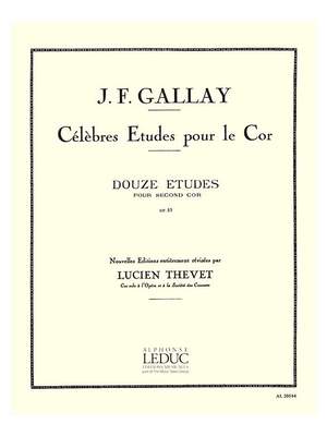 Jacques-François Gallay: 12 Etudes pour 2ème Cor Op.57
