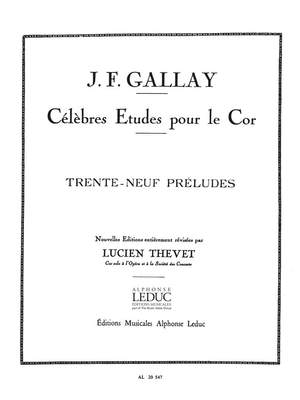 Jacques-François Gallay: 39 Preludes Mesures Et Non Mesures Op27