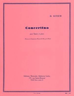Marcel Bitsch: Concertino