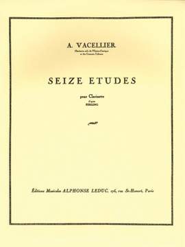 Vacellier: 16 Etudes D'Apres Ferling