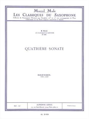 Georg Friedrich Händel: Flute Sonata No.4