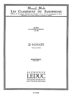 Georg Friedrich Händel: Sonata For Violin No.2