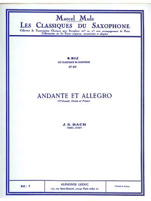 Johann Sebastian Bach: Andante Et Allegro