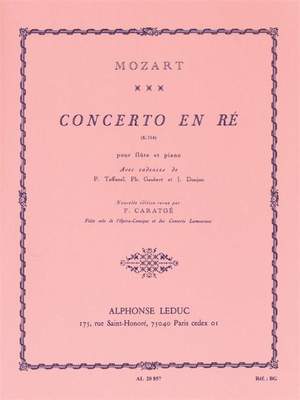 Wolfgang Amadeus Mozart: Concerto No.2 In D K314