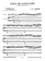 Henri Rabaud: Solo De Concours pour clarinette et piano Product Image