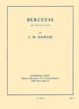 Jean-Michel Damase: Berceuse Cor En Fa Et Piano