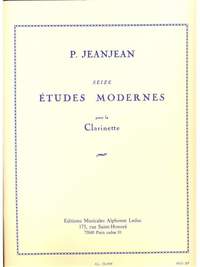 Paul Jeanjean: 16 Modern Studies for Clarinet